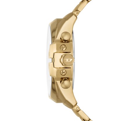 Relógio DIESEL Mega Chief dourado masculino Dourado e Vermelho DZ4642B1 CVKX