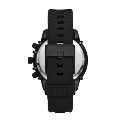 Kit Relógio Diesel Griffed Em Silicone E Pulseira De Nylon DZ4650B1