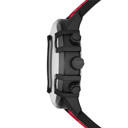 Relógio Diesel Griffed Cronógrafo Masculino - DZ4530B1 P1VP Vermelho