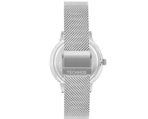 Relógio Technos Feminino Brilho Prata 203AAF/1K