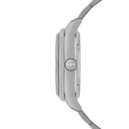 Relógio Masculino Technos Automático Prata e Dourado G3265AP/1P