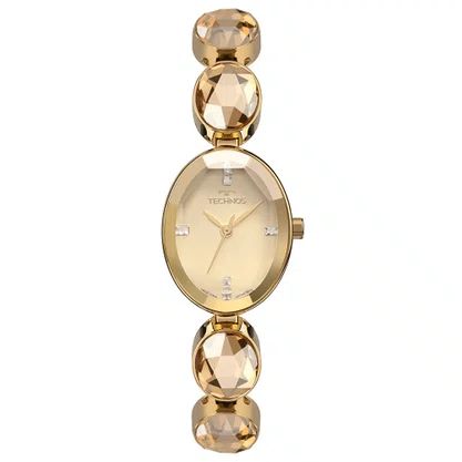 Relógio Technos Feminino Crystal Dourado 2036MTV/1D
