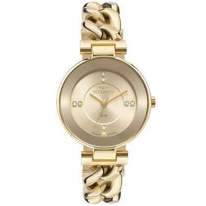 RELÓGIO TECHNOS FEMININO ELOS DOURADO