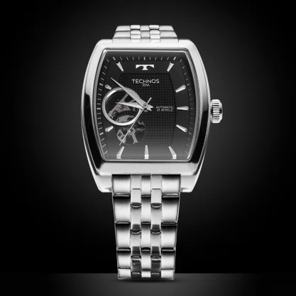 Relógio Technos Masculino Automatico Prata G3265AX/1P