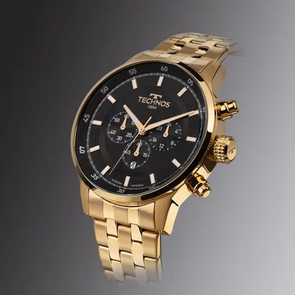 Relógio Technos Masculino Grandtech Dourado OS2ACA/1P