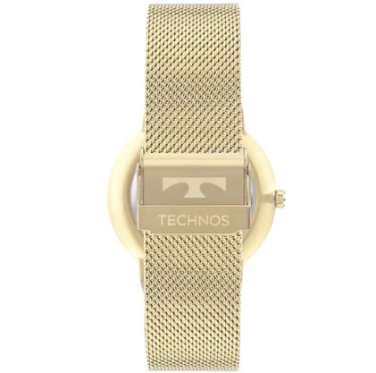 Relógio Technos Masculino Slim Dourado GM17AC/T1P