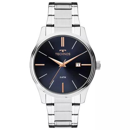 Relógio Technos Masculino Steel Prata 2115MPM/1K