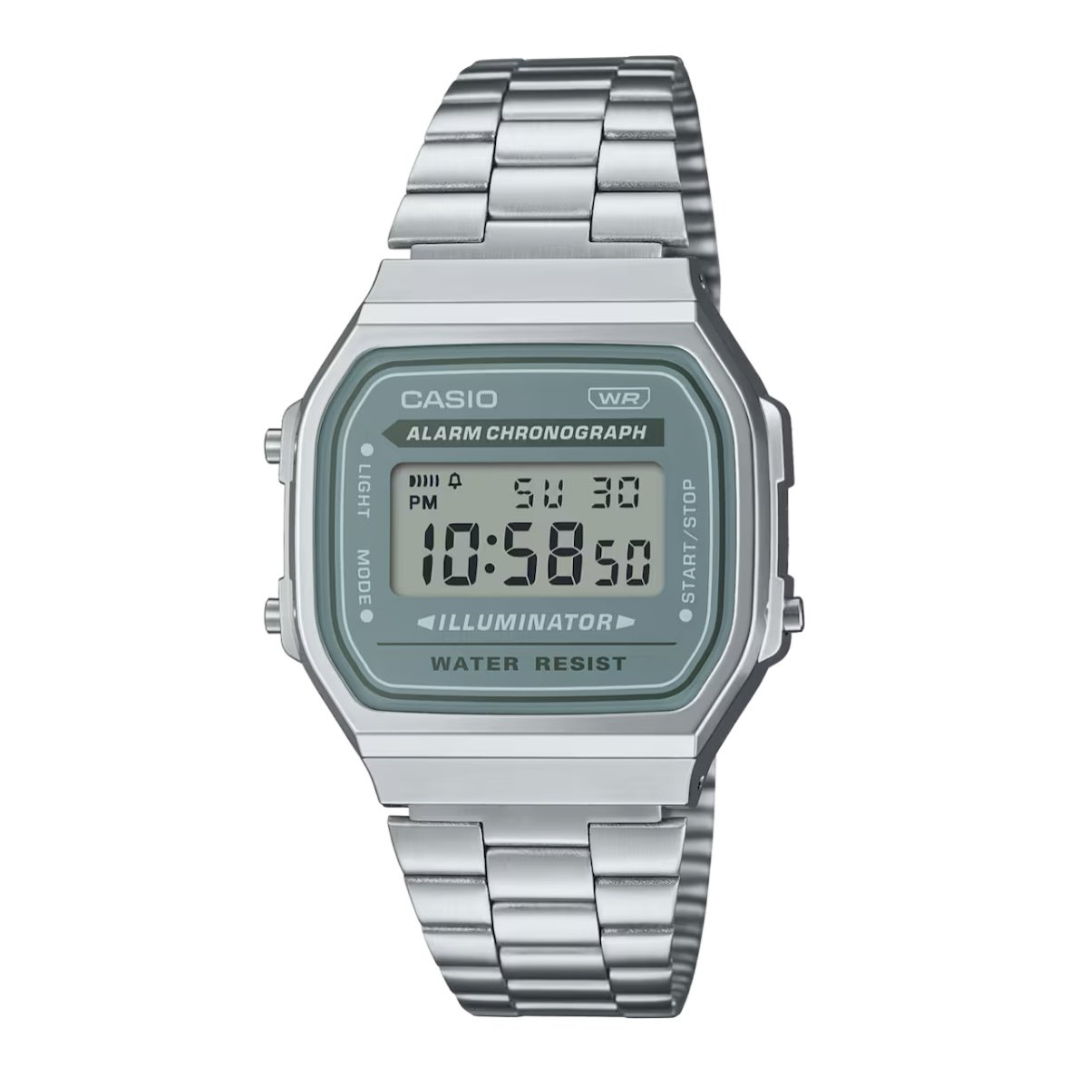 Relógio Casio Vintage Prata A168WA-3AYDF