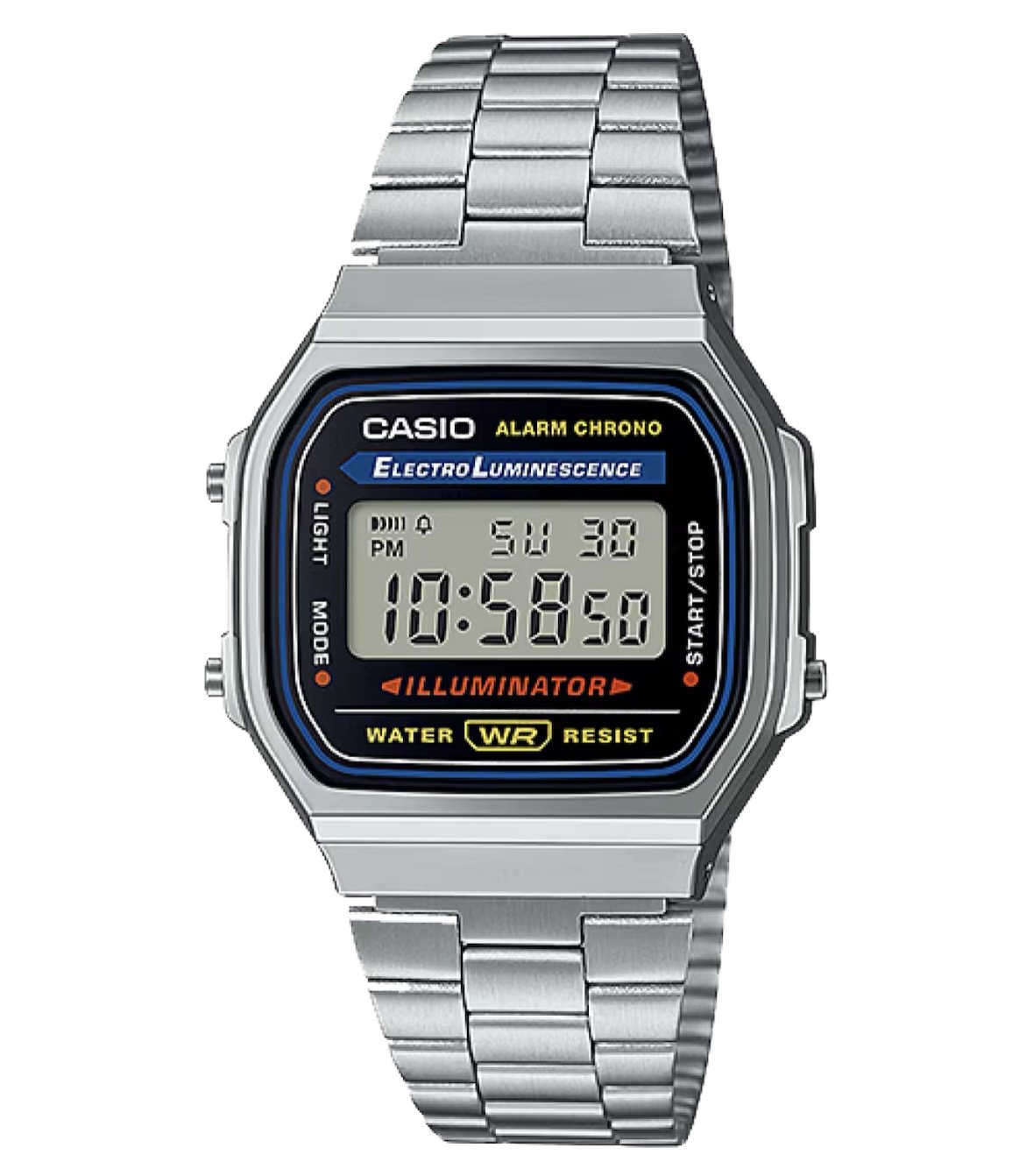 Relógio Casio Vintage Prata A168WA-1WDF