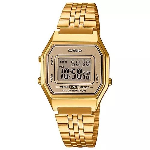 Relógio Casio Vintage Dourado LA680WGA-9DF-SC