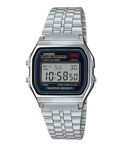 Relógio Casio Vintage Prata A159WA-N1DF-SC