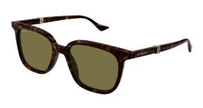 Óculos de Sol Gucci GG1493S 002 - Marrom Havana Escuro Brilhante 54