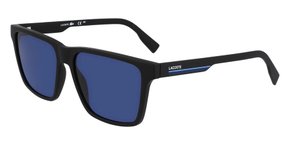 OCULOS LACOSTE MATTE BLACK COM AZUL AMARELO
