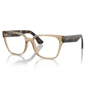 Óculos Armação Marrom com Haste Havana Rayabn 0RX7242L 8348