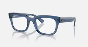 OCULOS RAYBAN AZUL ESCURO TRANSPARENTE PRETO