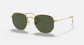 OCULOS RAYBAN HEXAGONAL METAL DOURADO