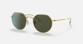 OCULOS RAYBAN JACK ARMAÇÃO DOURADA PRETO