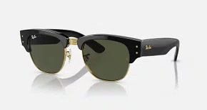 OCULOS RAYBAN MEGA CLUBMASTER ARMAÇÃO PRETA PRETO
