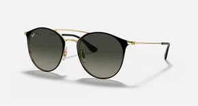 OCULOS RAYBAN METAL DOURADO COM PRETO PRETO