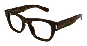 Óculos Armação Saint Laurent Havana marrom SL698-002
