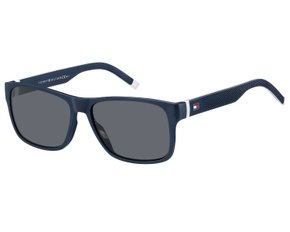 OCULOS TOMMY HILFIGER AZUL DETALHE BRANCO