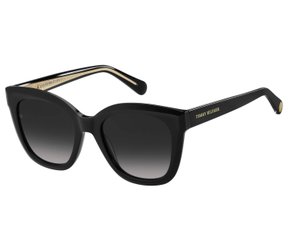 OCULOS TOMMY HILFIGER FEMININO ACETATO PRETO