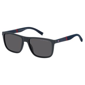 OCULOS TOMMY HILFIGER MASCULINO ACETATO PRETO/AZUL/VERMELHO