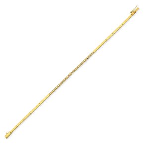 Pulseira Riviera em Ouro Amarelo com Diamantes