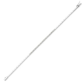 Pulseira Riviera em Ouro Branco com Diamantes