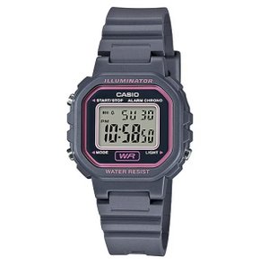 Relógio Casio Mini Standard Cinza e Rosa LA-20WH-8ADF