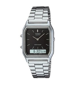 Relógio Casio Vintage Prata AQ-230A-1DMQ
