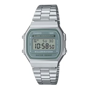 Relógio Casio Vintage Prata A168WA-3AYDF