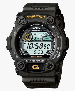 Relógio Casio Gshock preto e amarelo G-7900-3DR
