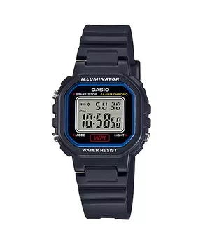 Relógio CASIO Illuminator unissex digital preto LA-20WH-1CDF