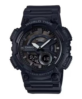Relógio Casio Standard Preto AEQ-110W-1BVDF