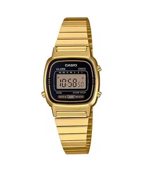 Relógio Casio Mini Vintage Dourado e Preto LA670WGA-1DF-SC