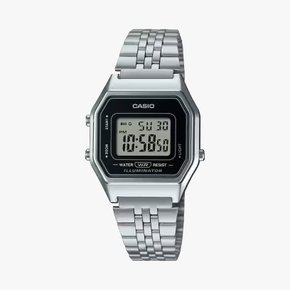 Relógio Casio Mini Vintage Prata LA680WA-1DF-SC