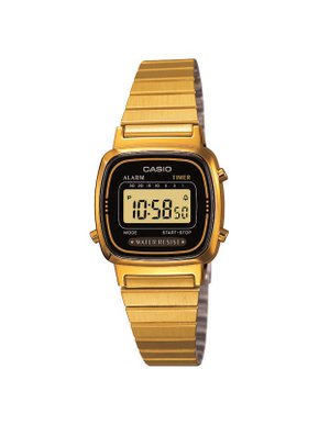 Relógio Casio Vintage Mini Dourado LA680WGA-1BDF-SC