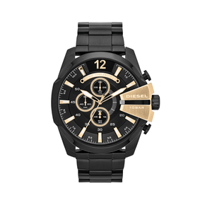 Relógio Diesel Cronógrafo Masculino Preto e Dourado - DZ4338B1 P2PX