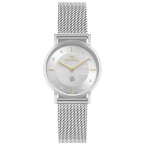 TECHNOS FEMININO ANALÓGICO SLIM PRATA 2025LTW/1B