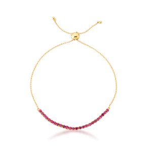 Pulseira Riviera em Ouro Amarelo com Rubis