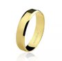 Aliança de Casamento Ouro 18k  Reta Esquinada 