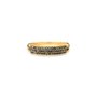 Anel Aparador em Ouro Amarelo com Diamantes Black