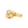 Anel em Ouro Amarelo Pantera com Esmeraldas e Diamantes