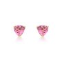 Brinco Trilion em Ouro Amarelo com Turmalina Rosa