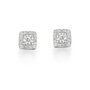 Brinco em Ouro Branco com Diamantes