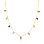 Colar Lanzara em Ouro Amarelo com Safiras