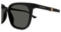 OCULOS DE SOL GUCCI BLACK GREY PRETO