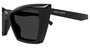 OCULOS DE SOL SAINT LAURENT BLACK PRETO