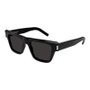 OCULOS DE SOL SAINT LAURENT PRETO MEIO RETO